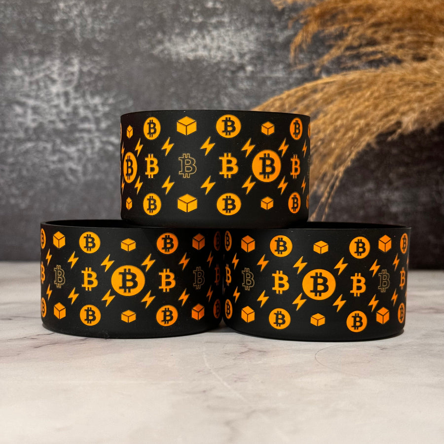 Bitcoin Tumbler Boot -fits 20-40oz New!