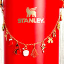 Christmas Vibes Deluxe Tumbler Charm Necklace