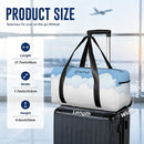 Personalized Blue Sky Cloud Duffel Bag with Custom Name ā Travel, Gym & Weekend Bag