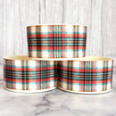 Orange Blue PLAID Tumbler Boot