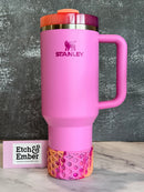 SWEET NECTARINE WAFFLE Tumbler Boot -fits 20-40oz New!