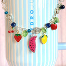 Fruity Deluxe Tumbler Charm Necklace