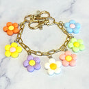 Spring Daisy Deluxe Tumbler Charm Necklace