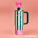 Strawberries & Cream Waffle Tumbler Boot -Fall fits 20-40oz