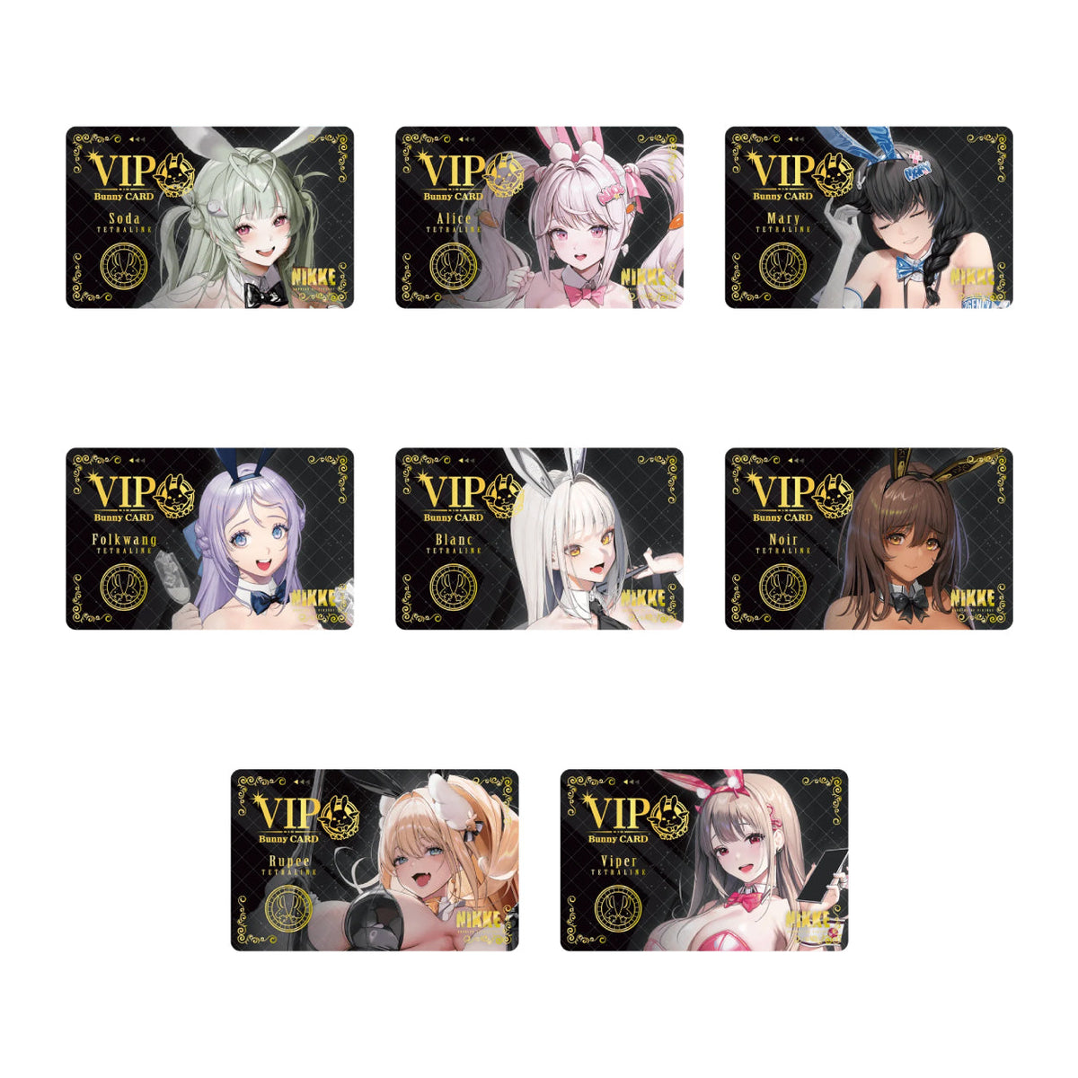 Algernon VIP Card JAPANESE - Goddess of Victory: NIKKE Bunny