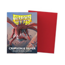 Dragon Shield: Crimson & Silver - Matte Dual Sleeves