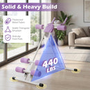 Ab Workout Equipment Foldable Abdominal Trainer Adjustable Ab Machine