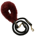 Bundle Shearling Fur Grip + Rope Leash for Dogs