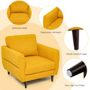 Modern Upholstered Accent Chair Single Sofa Armchair