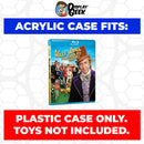 Acrylic Case for Blu-Ray Standard Movie Cases, 4mm thick, UV Resistant & Magnetic Slide Bottom