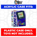 Acrylic Case for Nintendo Game Boy Color Original Video Game Console Box, 4mm thick, UV Resistant & Magnetic Slide Bottom