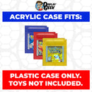 Acrylic Case for Nintendo Game Boy Standard Video Game Cartridges, 4mm thick, UV Resistant & Magnetic Slide Bottom