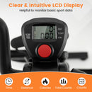 Adjustable LCD Pedal Exercise Bike with Massage-Yellow