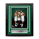 Ray Allen, Kevin Garnett, & Paul Pierce NBA Champions Boston Celtics 8x10 Framed Basketball Photo