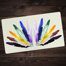 Rainbow Feathers Playmat