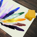 Rainbow Feathers Playmat