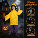 Animatronic Haunted Boy Prop with Light Up Eyes & Sound