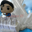 Arctic Ice Crystal Fortress Display Stand - Sized for Pop! Deluxe Superman #537