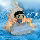 Arctic Ice Crystal Fortress Display Stand - Sized for Pop! Deluxe Superman #537