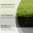 Artificial Turf Mat for Indoor and Outdoor Golf Practice Includes 2 Rubber Tees and 2 Alignment Sticks