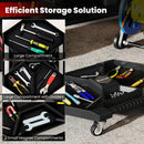 Automotive Rolling Tool Creeper with 4 Swivel Casters and 30 lbs Weight Capacity-Black