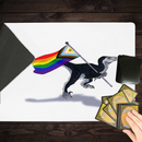 Raptor Pride Flag Playmat