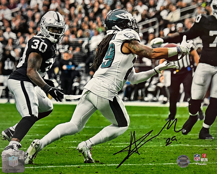 Avonte Maddox Interception v. Raiders Philadelphia Eagles Autographed 8