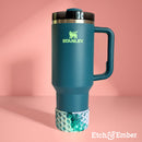 Emerald Kiss Waffle Tumbler Boot -Fall fits 20-40oz