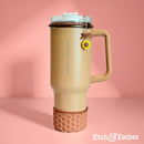 Coquette Sunflower Charm - Tumbler Handle Charm