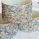 RAINBOW Remix BLING Tumbler Boot -fits 40oz New!