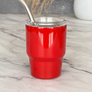 Mini Stainless Steel Tumbler with Straw