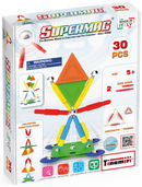 Tinamiri Supermag - Multicolor 30 - Magnetic Building Set, Educational construction fun, 30 piece set, Magnet Toys, 0650
