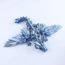 3D Printed Crystal Wing Baby Dragon Fidget Toy – Articulated Fantasy Desk Toy Gift