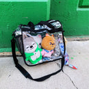 Bagsko Clear Bag, Stadium Approved With Zipper Closure And Front Pocket