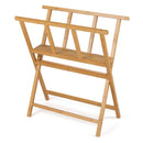 Bamboo Art Print Rack for Canvas Storage and Display