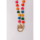 Ban.do Rainbow Wooden Beads Crossbody Phone Lanyard | Pride Smart Phone Accessories | 50"