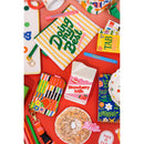 Ban.do Zip ID Lanyard in Black Stripe with Charm | Badge Holder Zippered Pouch with Keychain