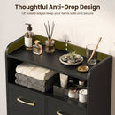 Freestanding Bathroom Storage Cabinet with 2 Drawers & Doors