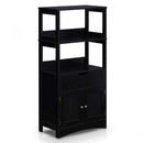 Bathroom Floor Cabinet with Open Shelves and Drawer