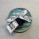 Beach Babe Sage Green Ceramic Tray with Makeup Sponge Gift Set | Cosmetic Giftable Beauty Tools Set