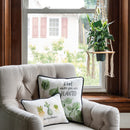 Beaded Rectangle Plant Hanger | Hanging Plant Pot Holder | 31"