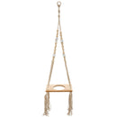 Beaded Rectangle Plant Hanger | Hanging Plant Pot Holder | 31"