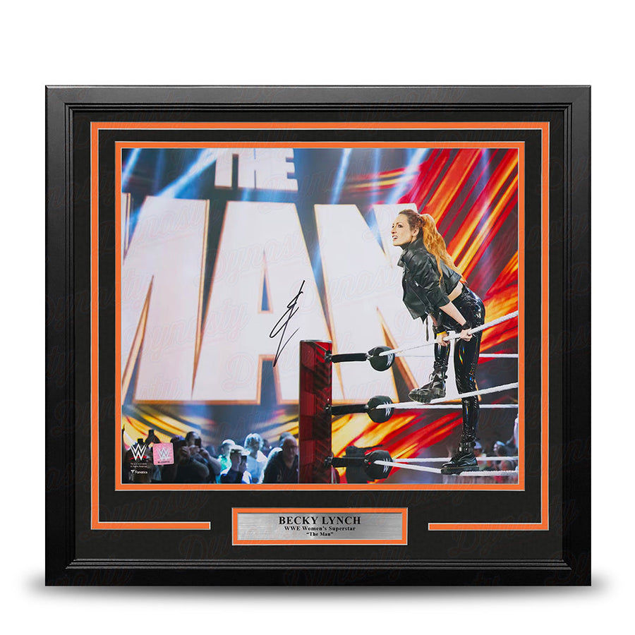 Becky Lynch The Man Entrance Autographed 16