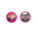 Behold My Remaining Fucks Subtle Message 1.25" Button Pin in Hot Pink | Sweary Pinback Button Badge