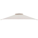 10 x 12 Feet Gazebo Replacement Top with Air Vent and Drainage Holes