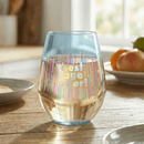 Best Age Ever Jumbo Stemless Wine Glass in Blue | 30 Oz. | Holds an Entire Bottle of Wine