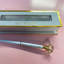 Best Life Ever Gem Pen in Gift Box | Jewel-Topped Gift Pen in Gold