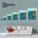 Ireland: O'Brien's Castle at Cliffs of Moher (World Travel) Art Print