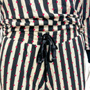 Betsey Johnson Keep Dreaming Cozy PJ Set Black/White, Size XS