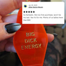 Big Dick Energy Motel Style Keychain in Red